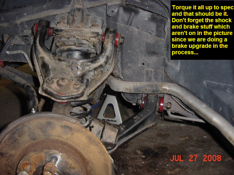 88 front suspension on an 84 87 fiero Pennock's Fiero Forum