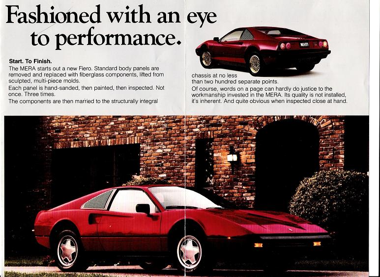 Pontiac fiero mera parts