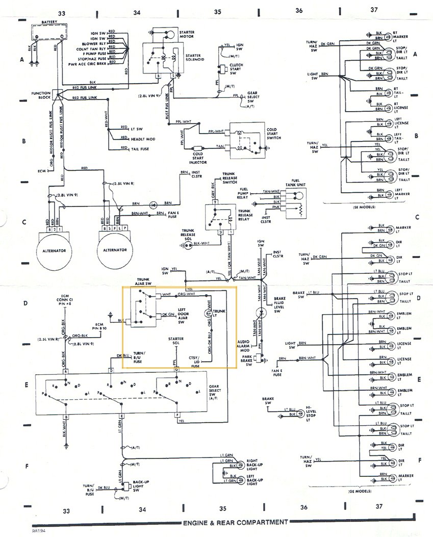 1984 Pontiac Trans Am Wiring Diagram - Wiring Diagram