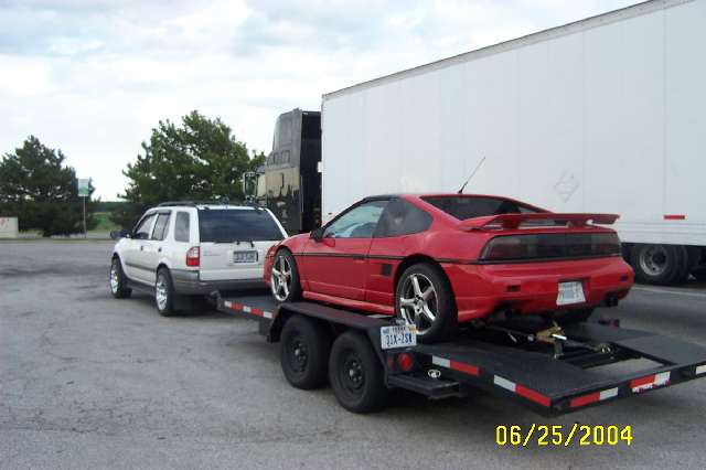 Has Anybody Towed Their Fiero With A Uhaul Trailer Pennock S
